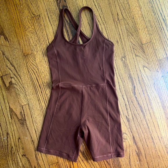TNA workout romper size m brown - Picture 1 of 4